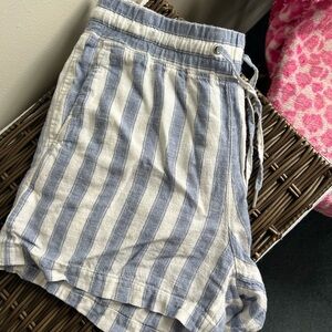 GAP Linen Shorts Striped
